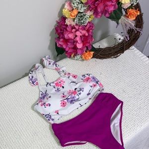 Adorable floral bikini swimsuit S